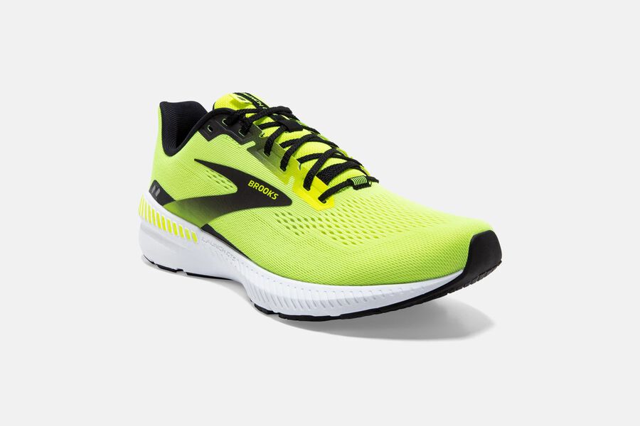 Brooks Launch GTS 8 Road Running Shoes Mens - Green/Black - YDFOG-8025